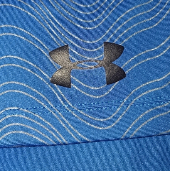 UA Blue & Silver Racerback Tank Top M - Picture 2 of 5